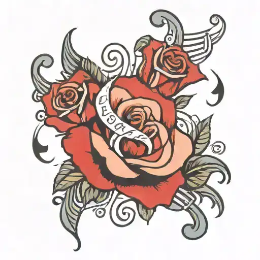 Roses Mom Written Music Note