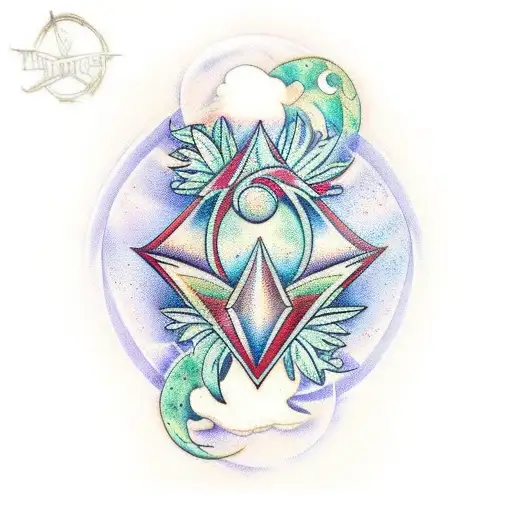 Fractal Mixed With Nature