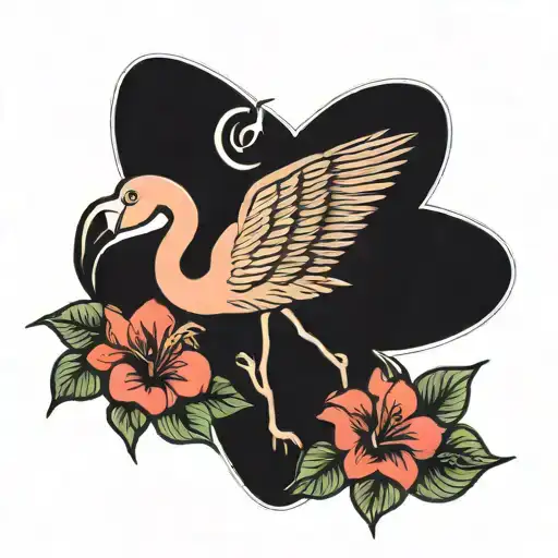 Flamingo And School Design