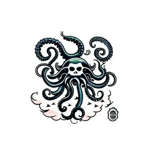 Girl Kraken With Hearts