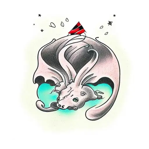 Large Black Semi-colon Stomping Down On A Dying Red Succubus