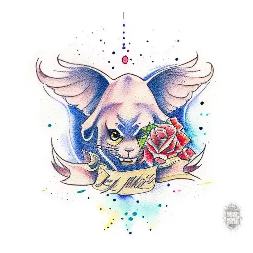 The Phrase 'He's Not Done With Me Yet' Written In Beautiful Calligraphy With Watercolor Accents