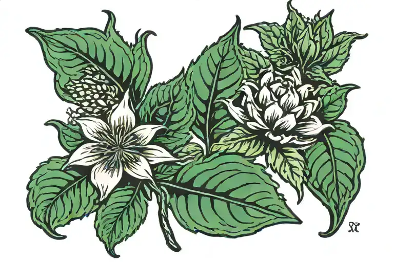 Koch And Weed Plant Growing