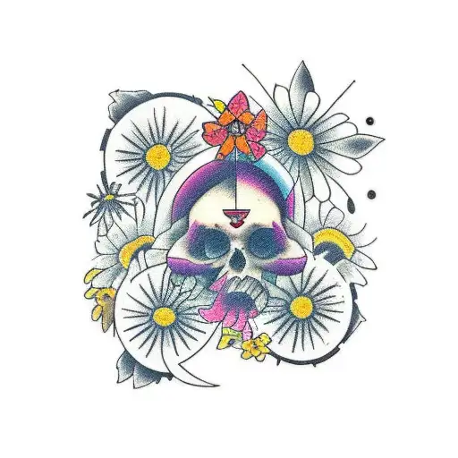 A Book With Wild Flowers Growing Out Of Its Pages