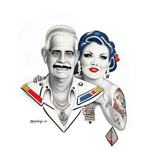 Puerto Rican Grandparents Wedding Photo