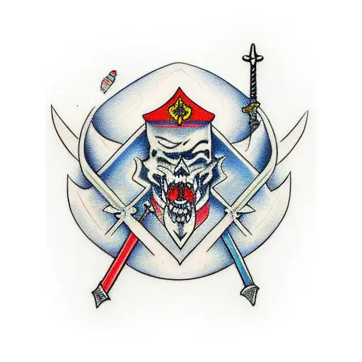 Sword With Second Staf To The Right