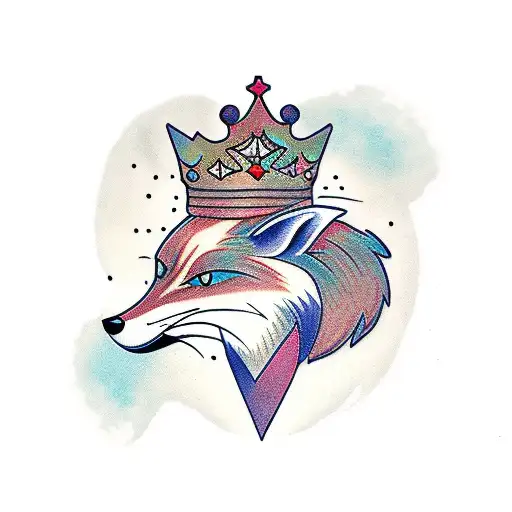 A Fox With A Crown
