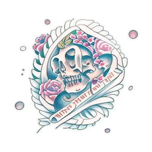 A Quote About The Importance Of Family Surrounded By Flowers And Books