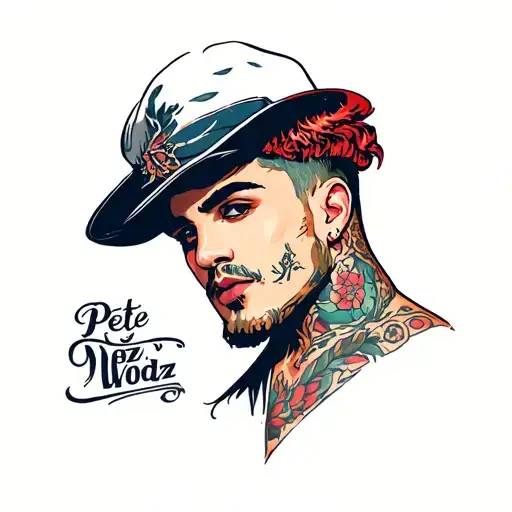 Pinup Guy Of Pete Wentz