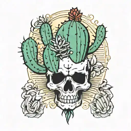 Cactus Skull