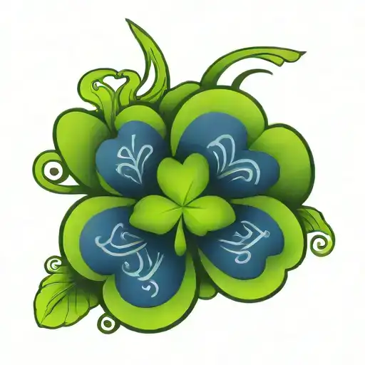 Celtic Four Leaf Clover
