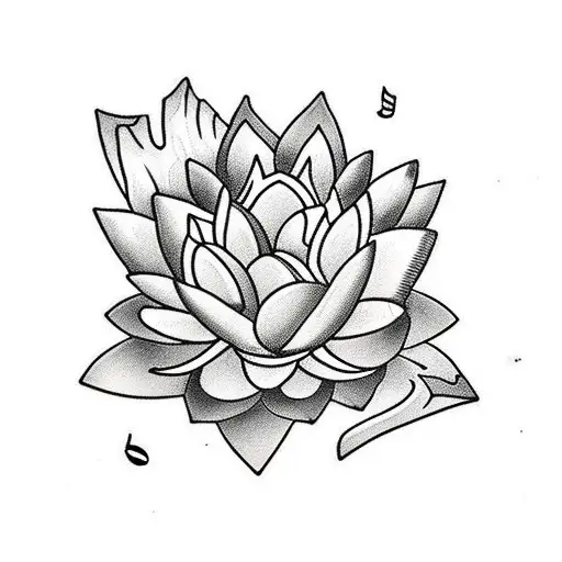 Arrows And Music And Lotus Flowers