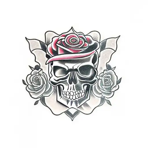 Skull And Roses