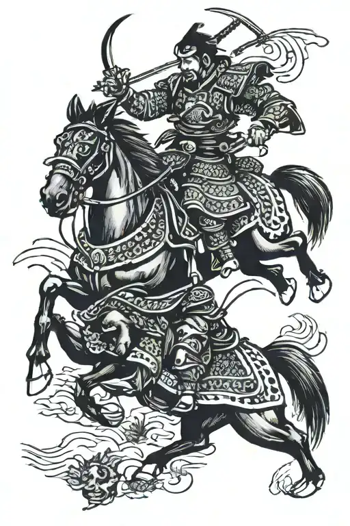 Samurai Warrior Riding