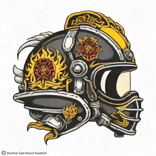 Yamaha R6 Firefighter Helmet