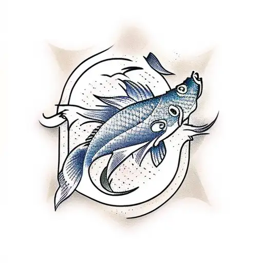 Koi Fish Half Sleeve