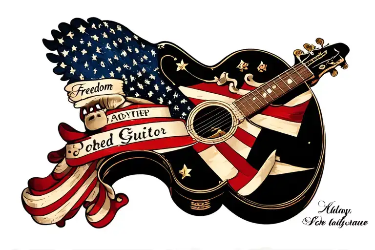 Freedom Guitar Named Alice
