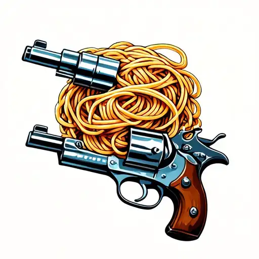 Spaghetti On Gun Barrel