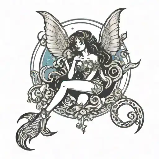 Siren And A Moon Fairy