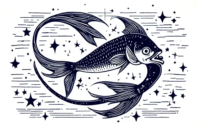 Pisces With Constellation