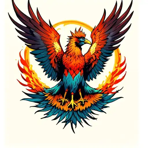 Phoenix From Ashes Flying