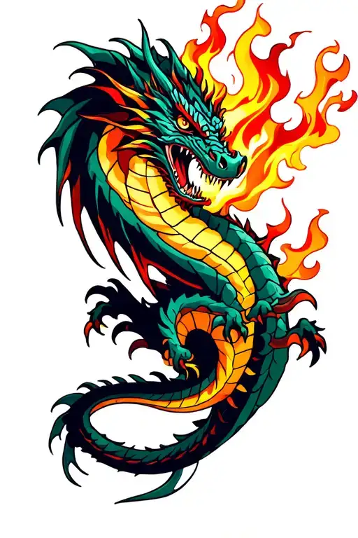 Dragon Breathing Fire