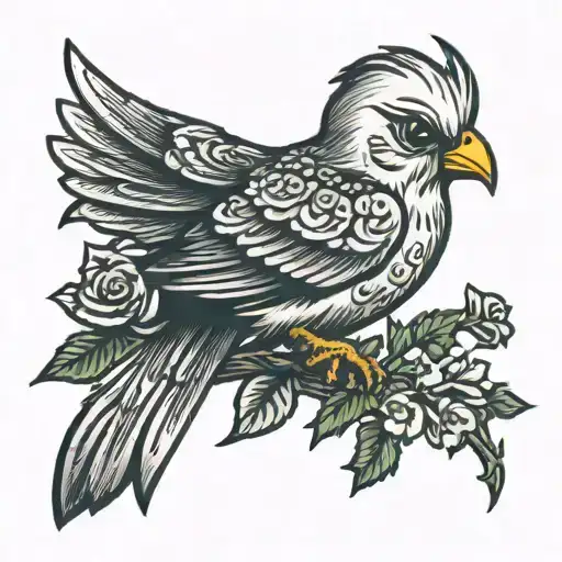 Lil Peep Bird Perched