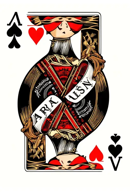 Ace Of Spades Jack Of Hearts Playing Card