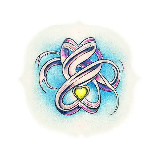 Infinity And Music And Love Heart