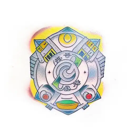 8 Trigrams Naruto Belly