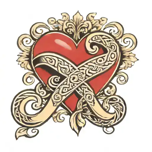 Heart And Infinity Symbol