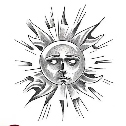 Icarus Looking Up At The Sun