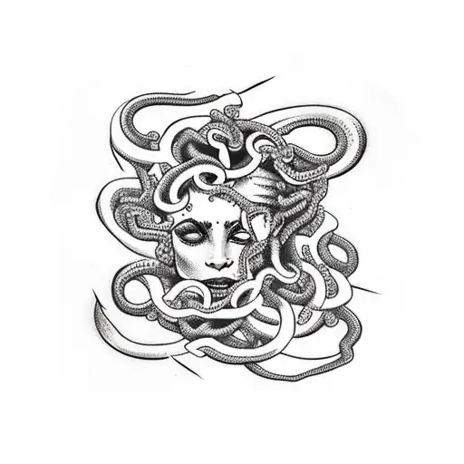 Medusa Com As Fases Das Lua E O Solem Sua Volta