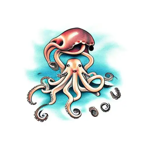 Surfing Octopus