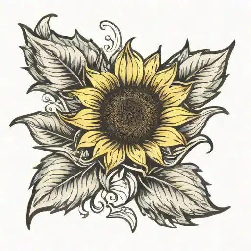 Sunflower Blooming