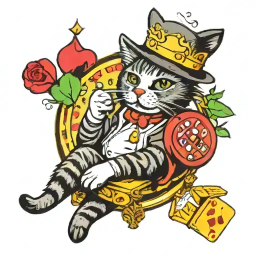 Cat And Gambling