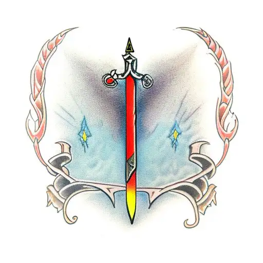 Dagger With Word Richards Down The Side