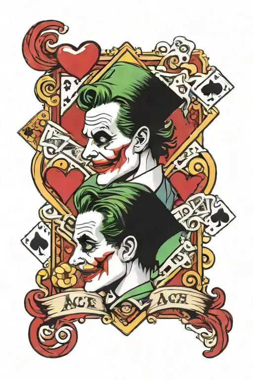 Joker And Ace Card