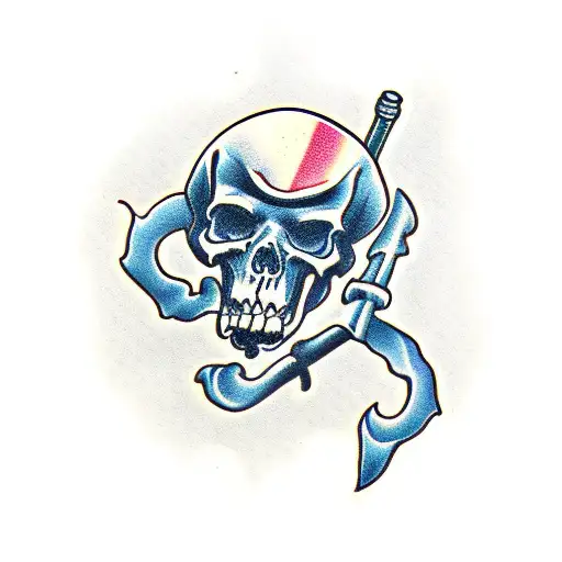 Grim Reaper Darwn With Letters And Numbers