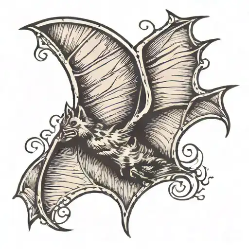 Bat Flying