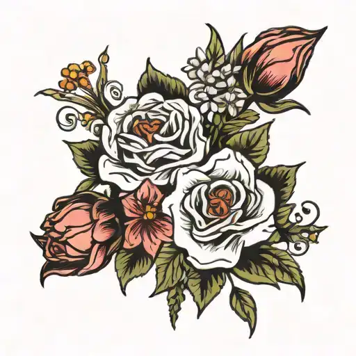 Birth Flower Bouquet