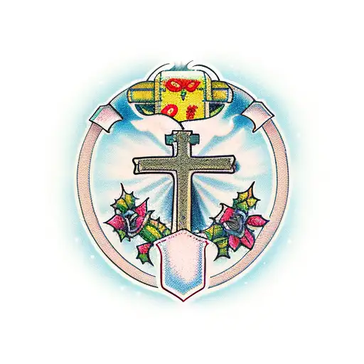 Chrisme Catholic With Cross Catholic