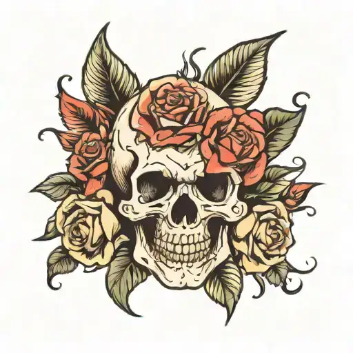 Skull Roses