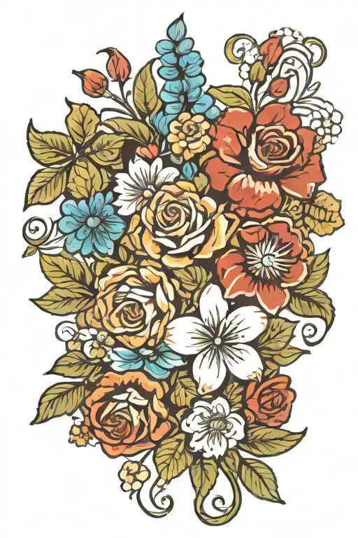 Western And Floral Arrangement