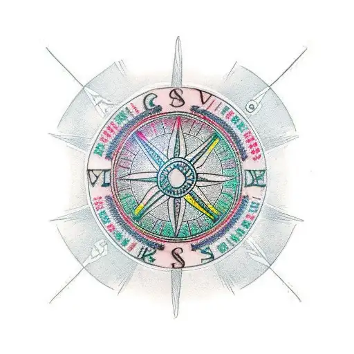 Vegvisir Compass On Forearm