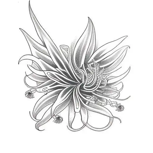 Centipede And Spider Lilies