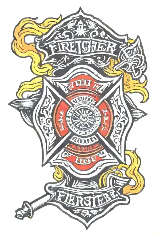Firefighter Maltese Cross