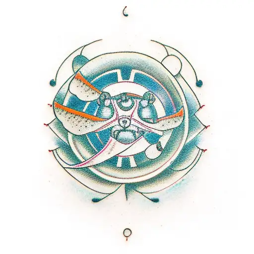 Semicolon With Gypsophila