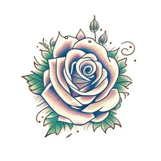 Flowers And Leave In Vine