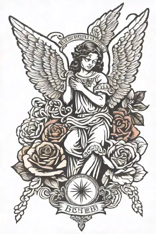 Angel Memorial Piece For Brother
